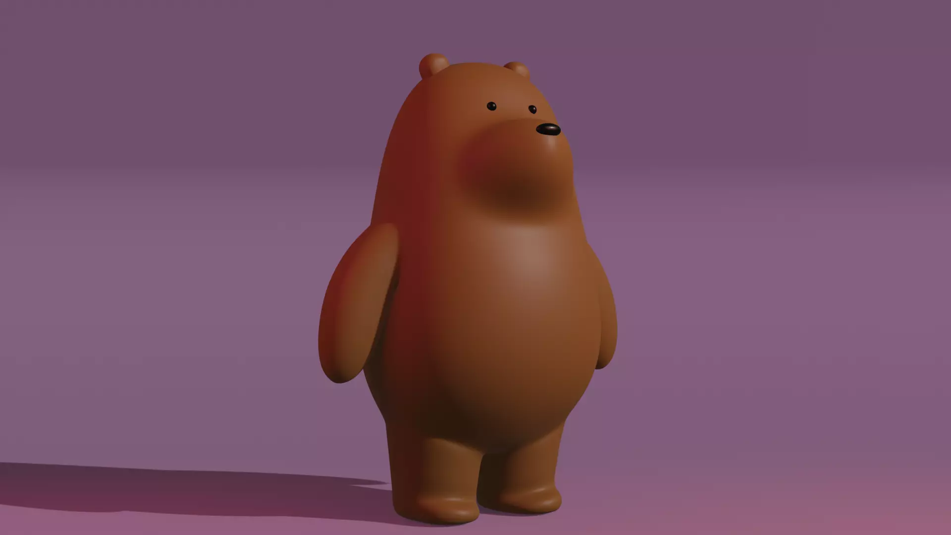 Grizz bear 3D model_0