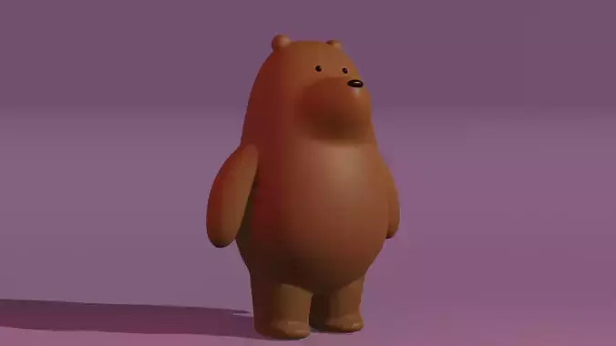 Grizz bear 3D model