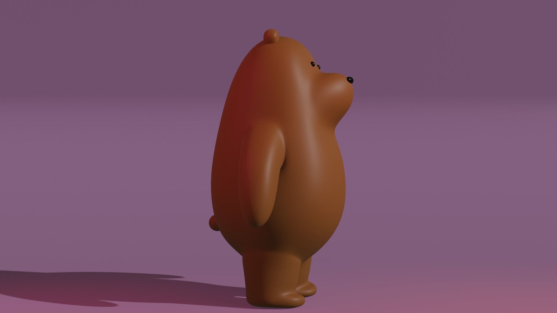 Grizz bear 3D model_2