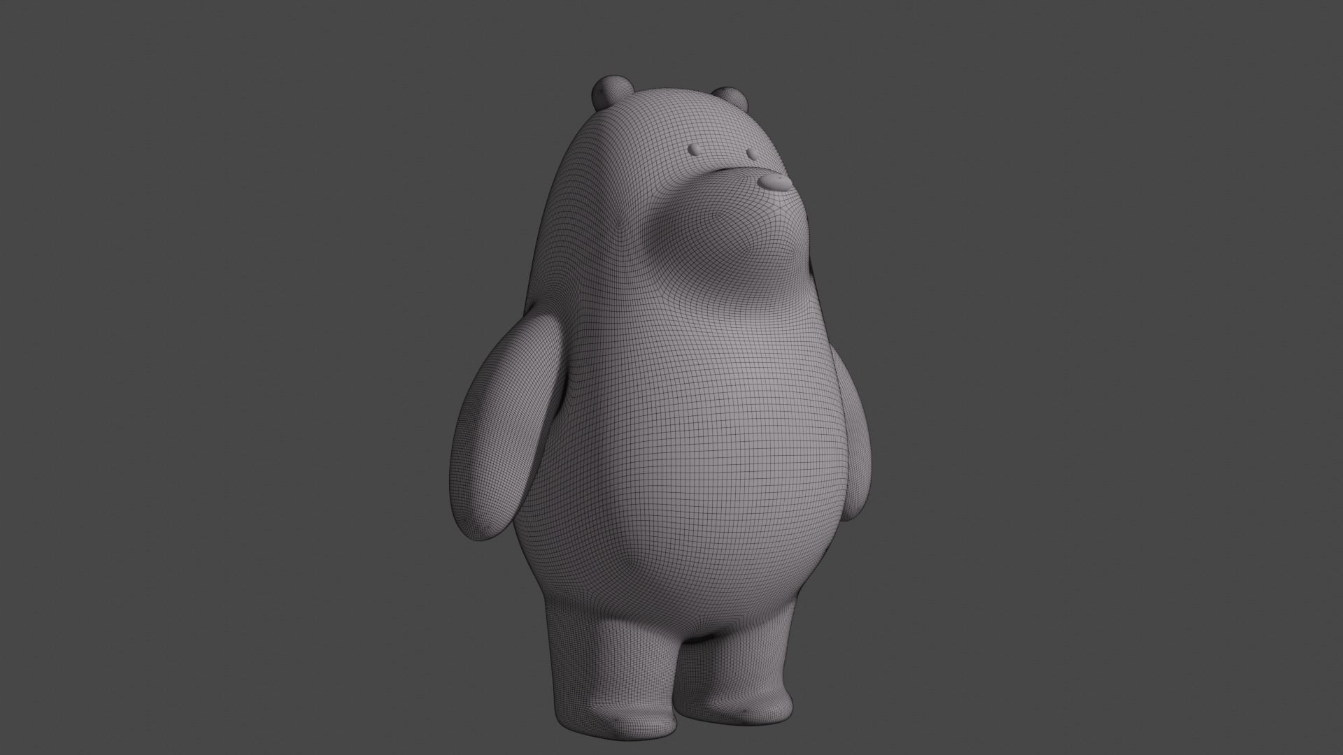 Grizz bear 3D model_8