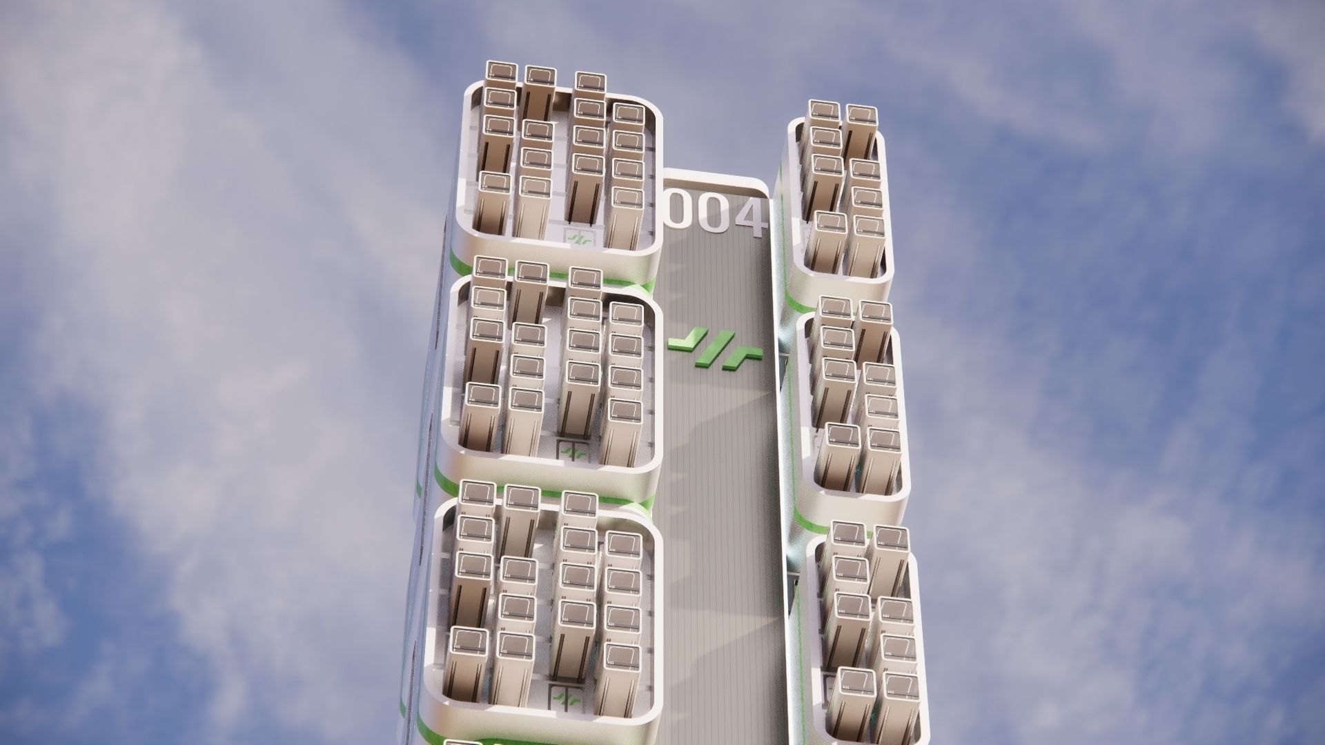 Sci-fi Tower 004 3D model_20