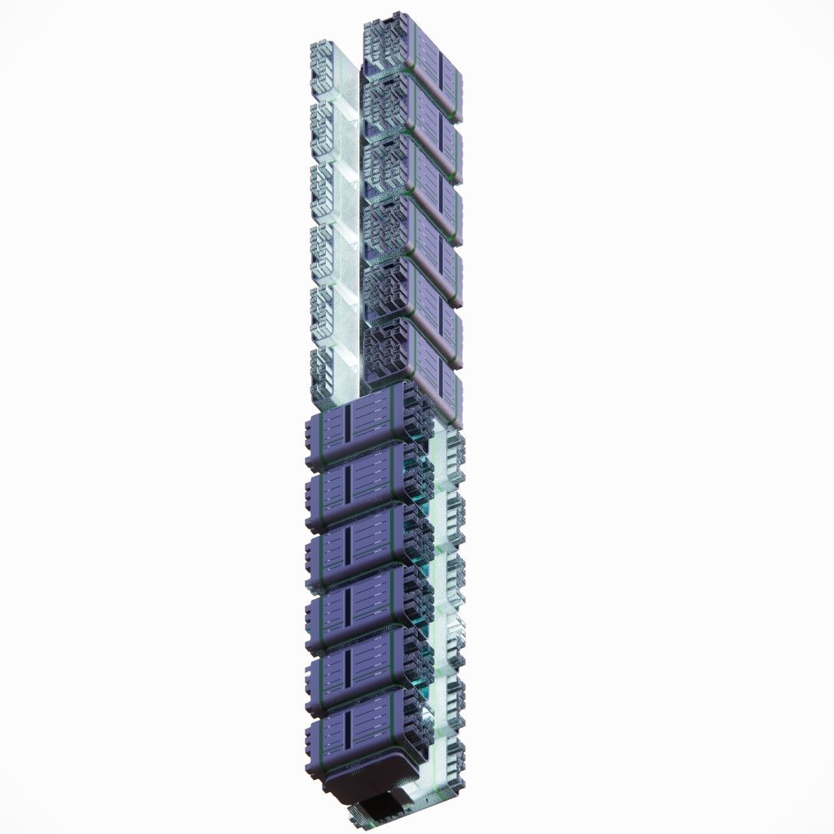 Sci-fi Tower 004 3D model_22