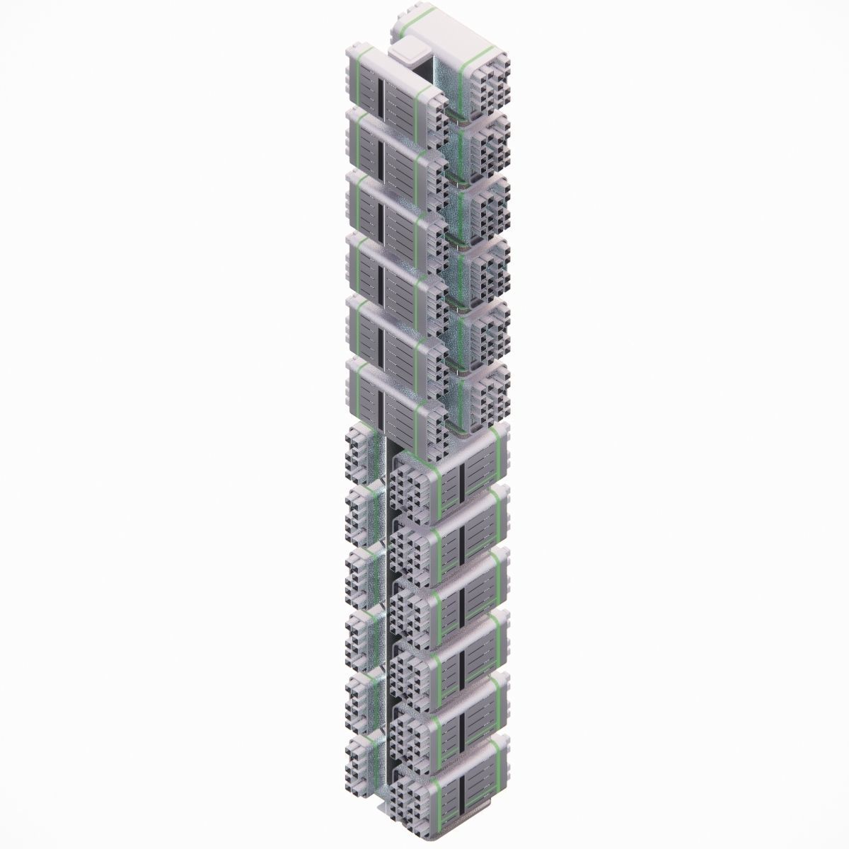 Sci-fi Tower 004 3D model_3
