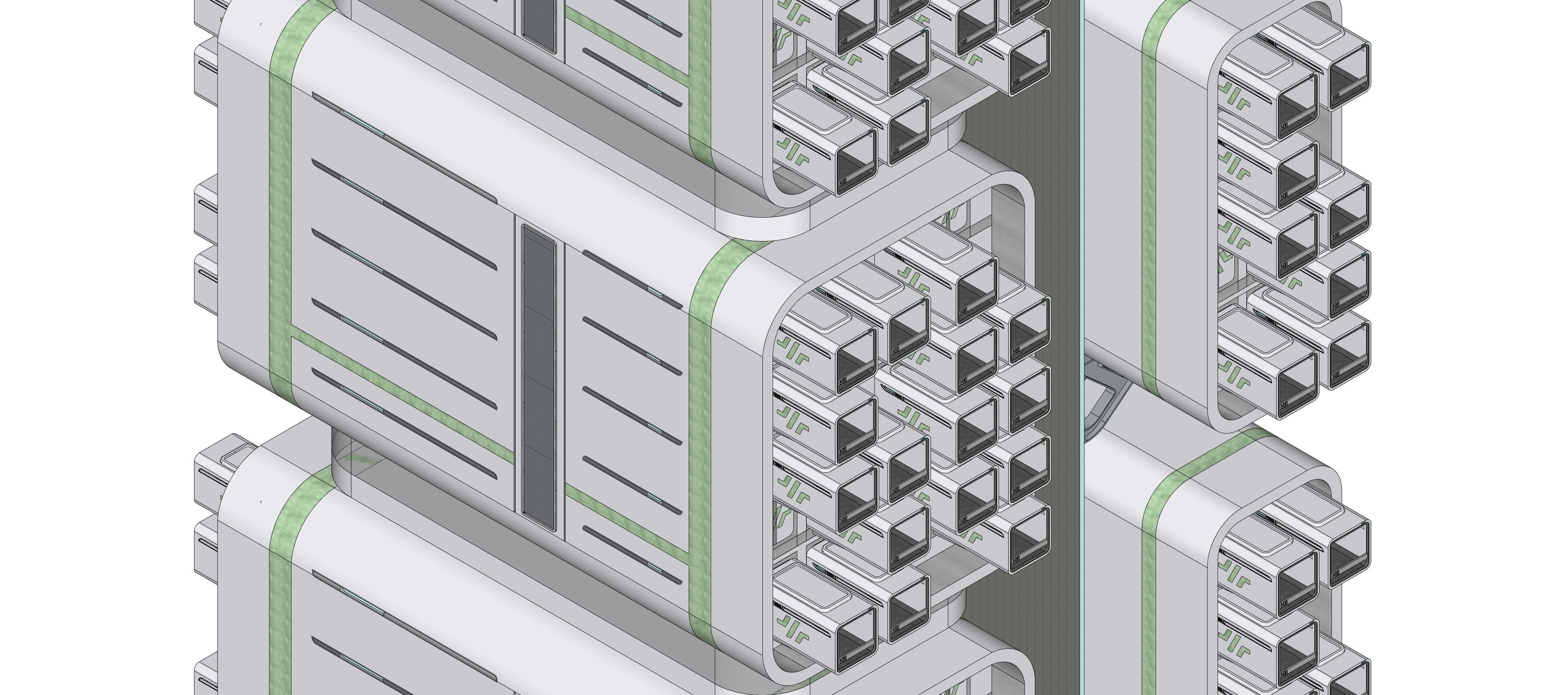 Sci-fi Tower 004 3D model_31