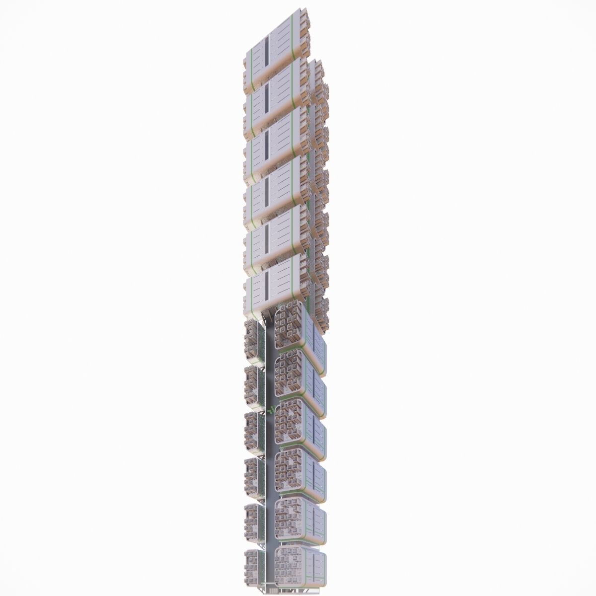 Sci-fi Tower 004 3D model_11