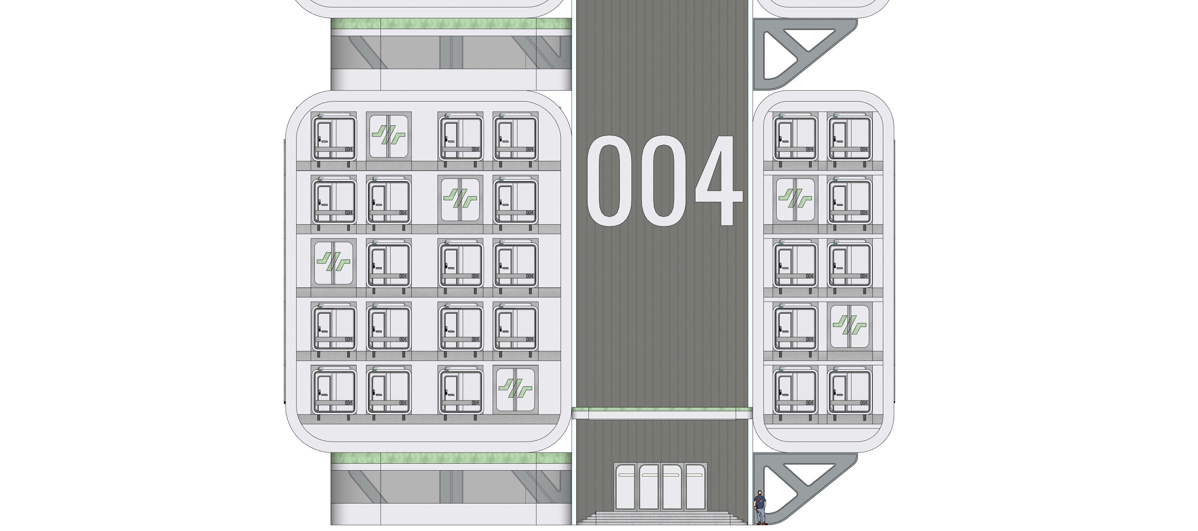Sci-fi Tower 004 3D model_28