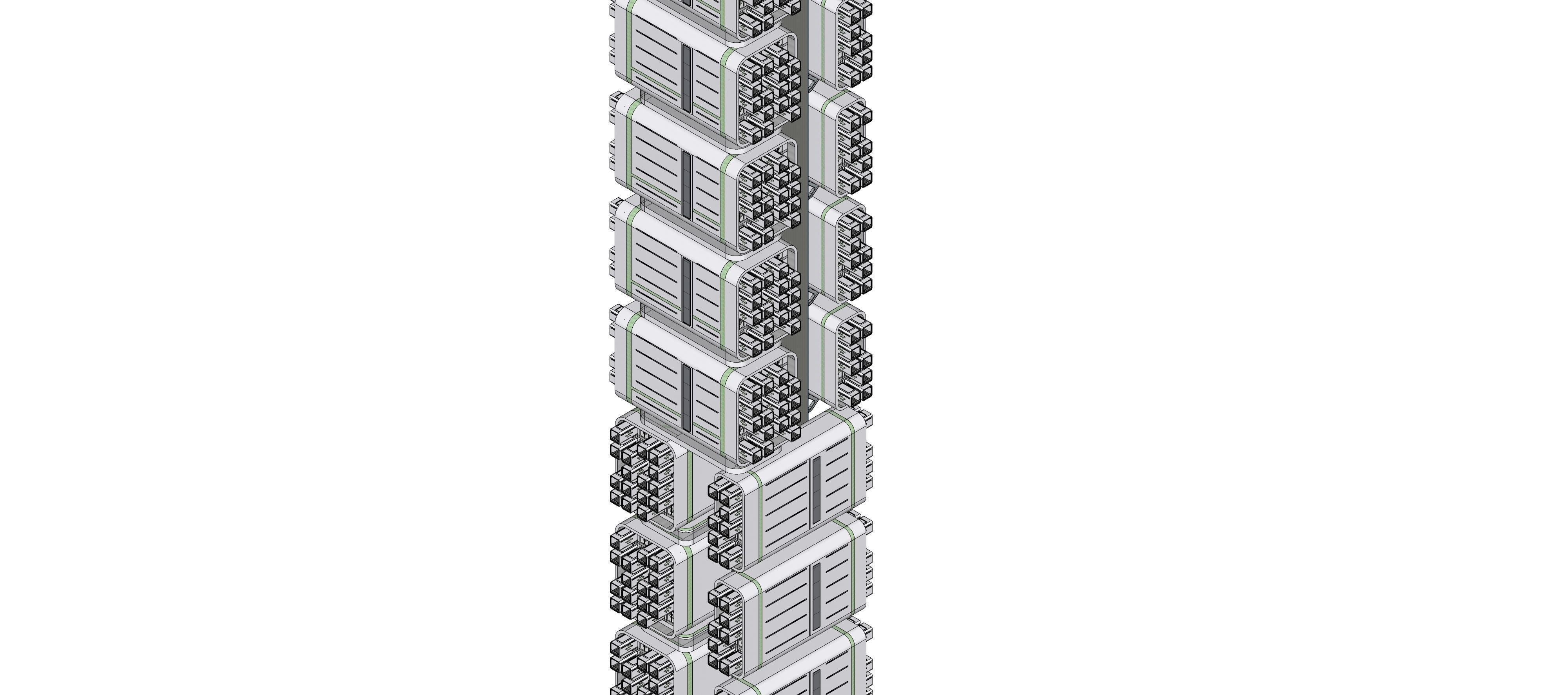 Sci-fi Tower 004 3D model_30