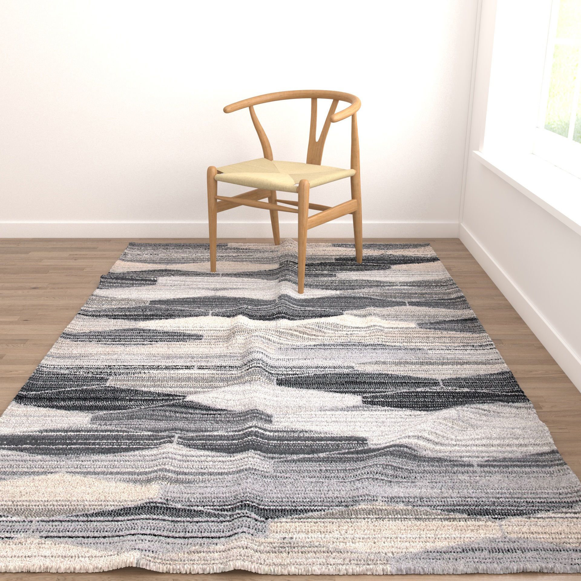 Rugs No 836 Low-poly 3D model_3