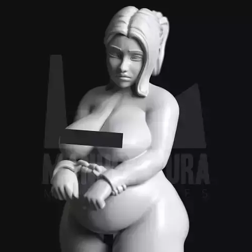 Thicc and Curvy BBW Slave Girl - Sub Series 124 3D print model