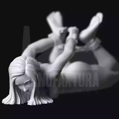 Hogtied Slave Girl - Sub Series 126 3D print model