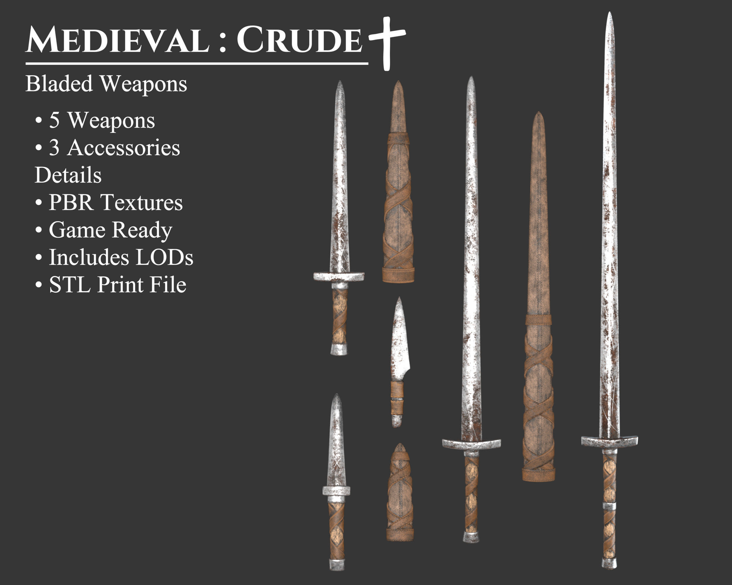 Medieval Collection Crude Blades _1