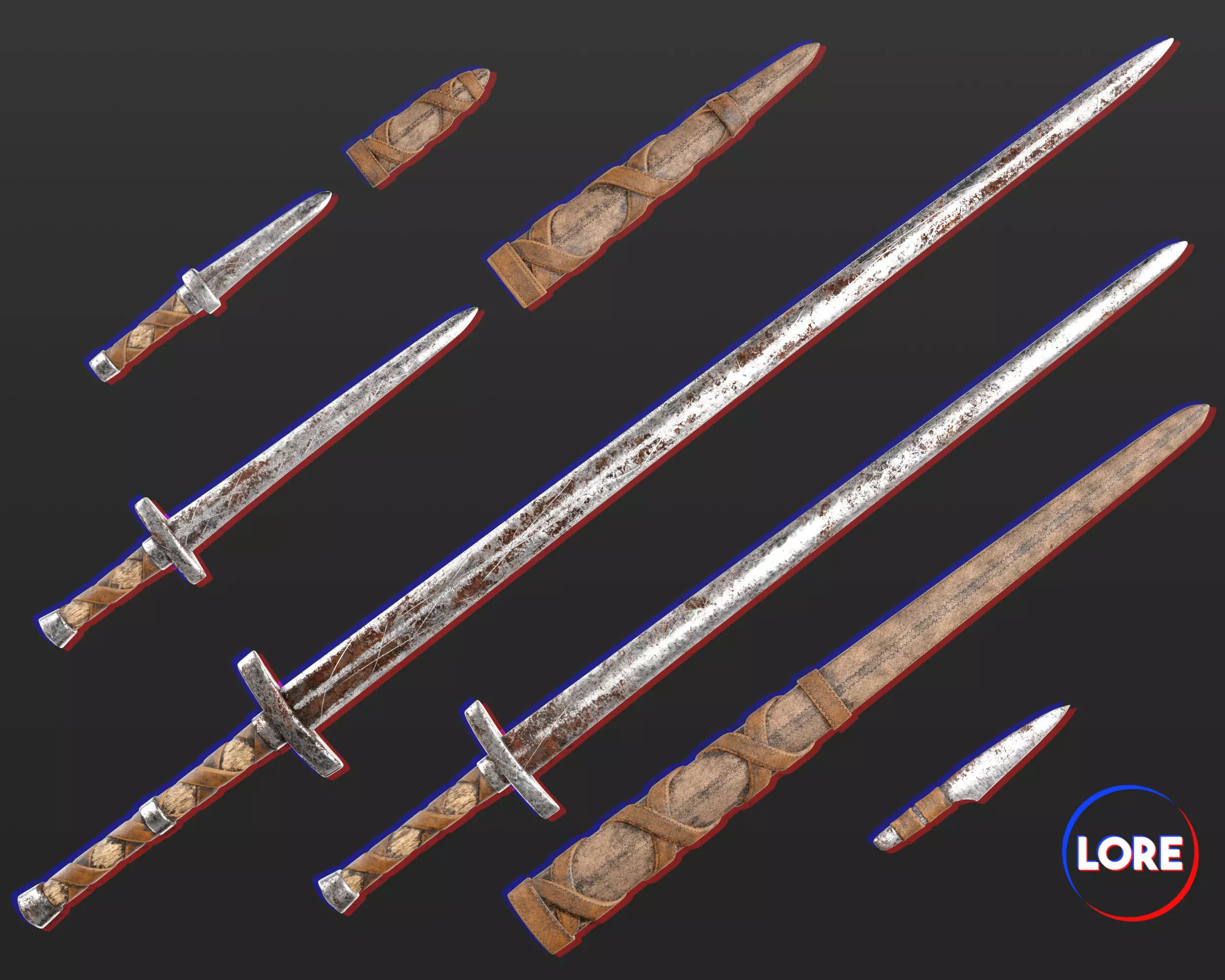 Medieval Collection Crude Blades _0