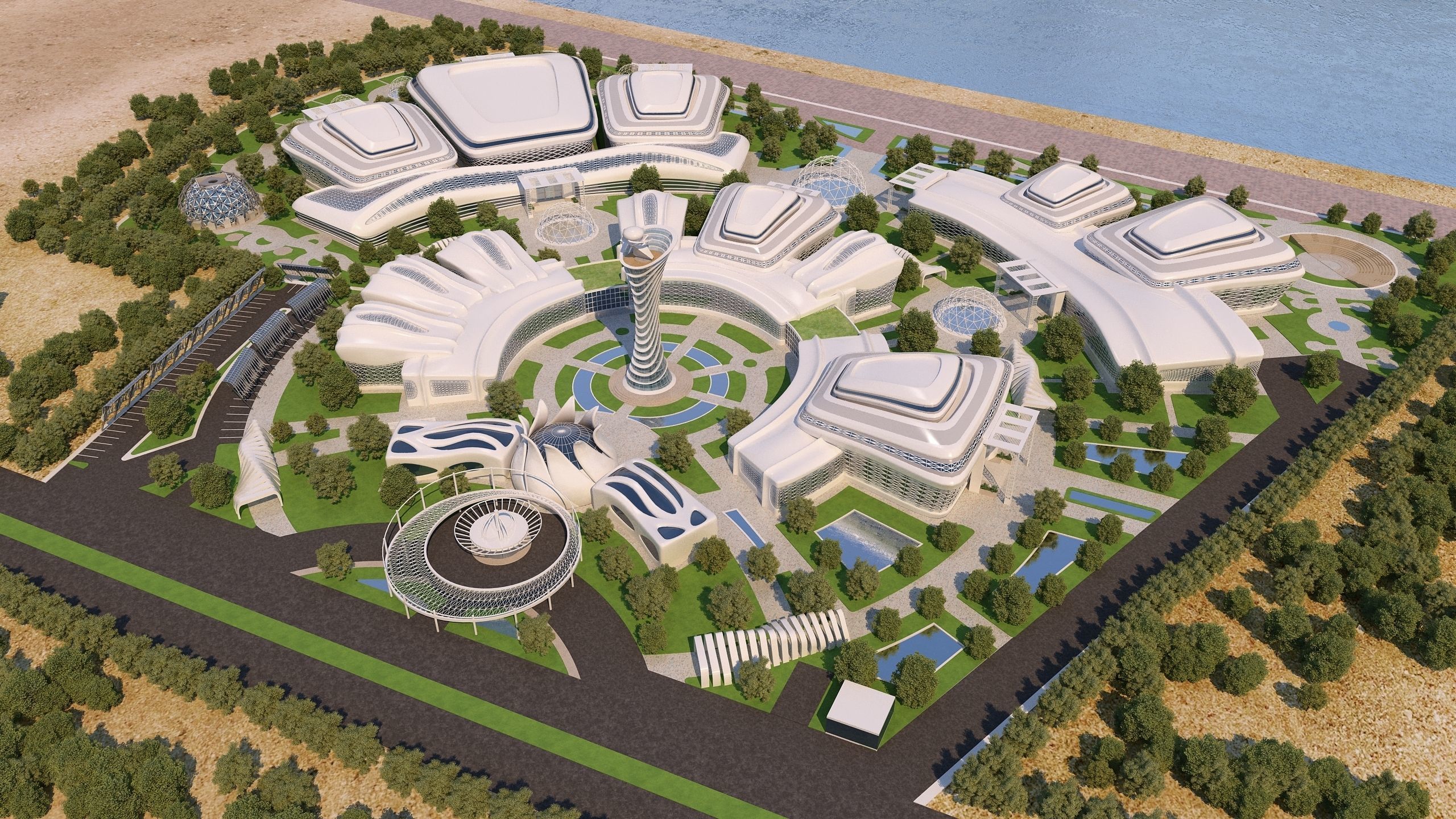 5 Scenes - Culture Center - 2022 - 2D Plans - 3D Files - Bundle 3D Model Collection_4