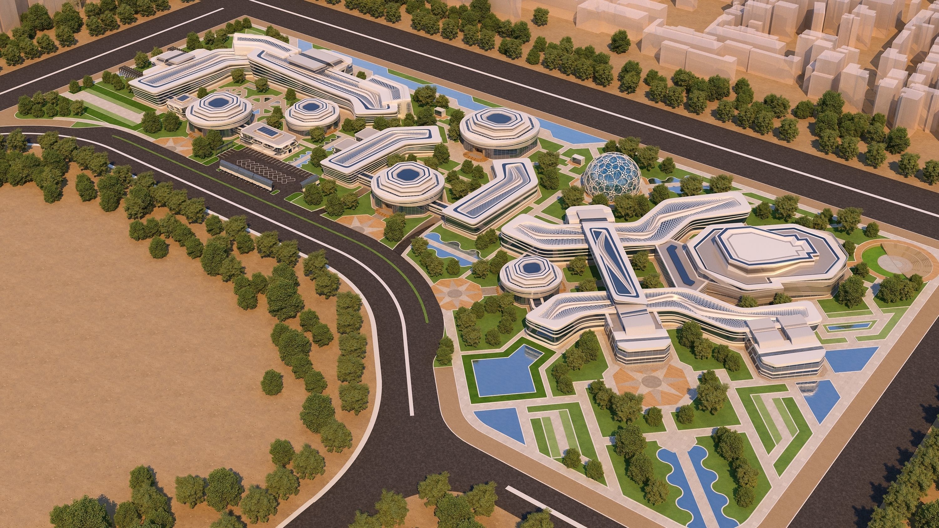 5 Scenes - Culture Center - 2022 - 2D Plans - 3D Files - Bundle 3D Model Collection_2