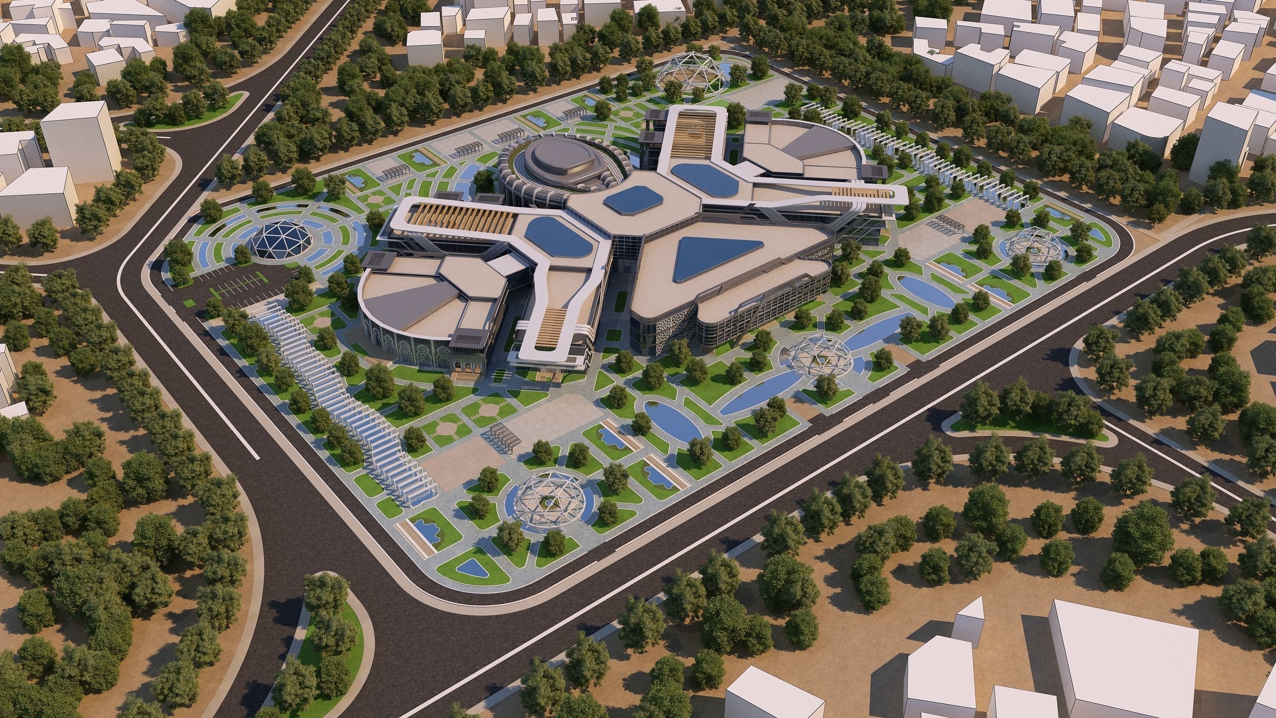 5 Scenes - Culture Center - 2022 - 2D Plans - 3D Files - Bundle 3D Model Collection_1