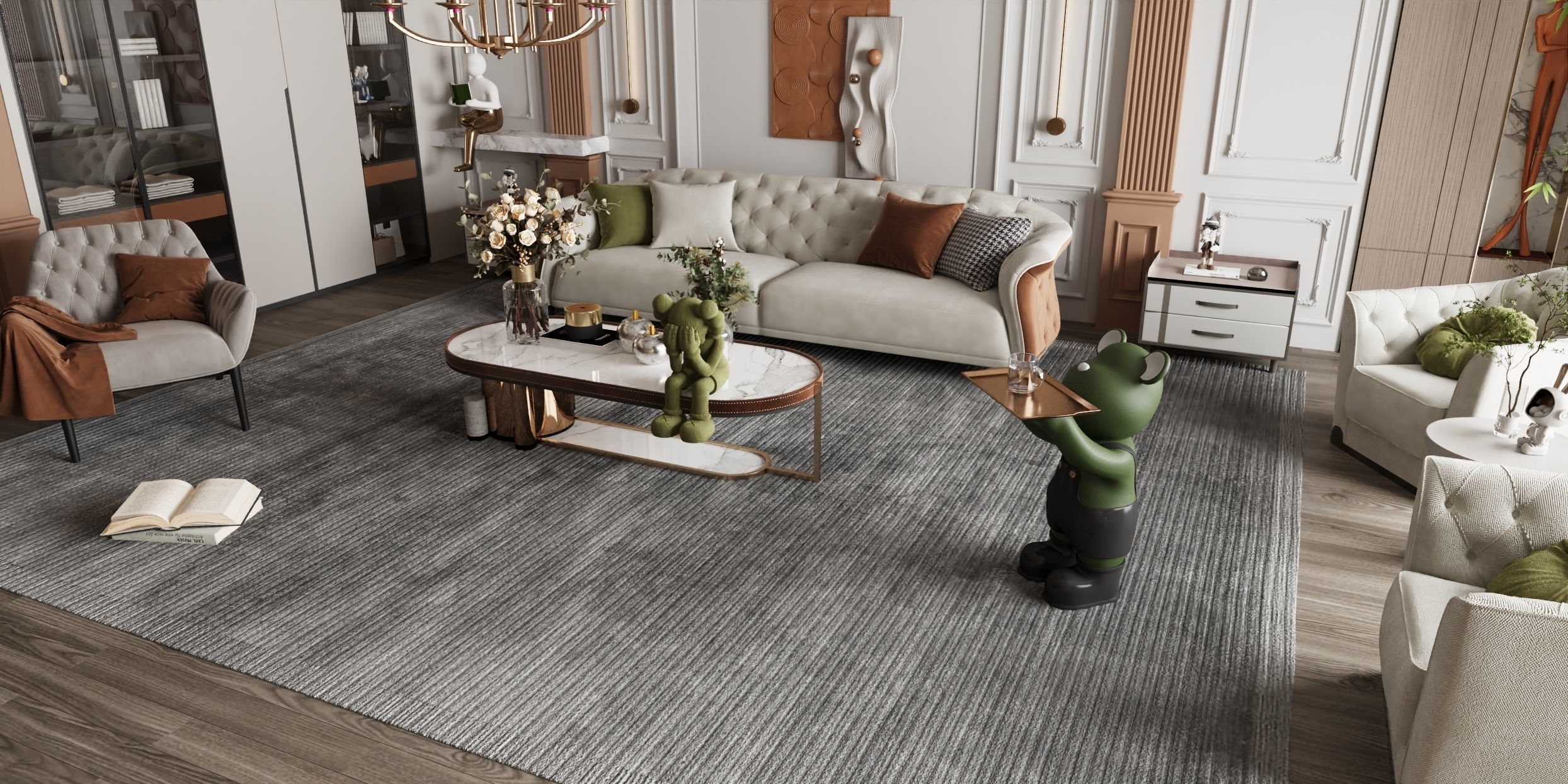 living room 3D model_6