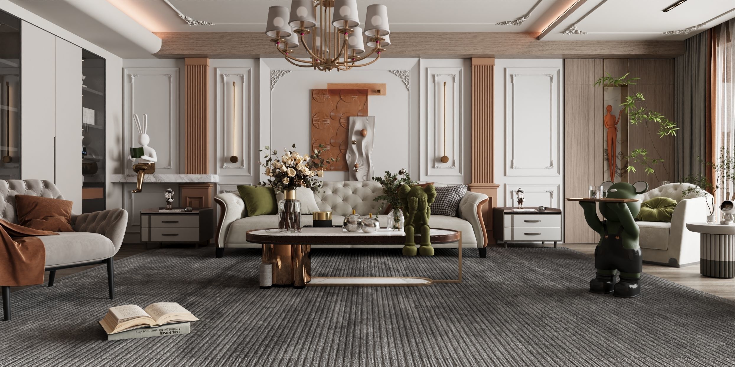 living room 3D model_1