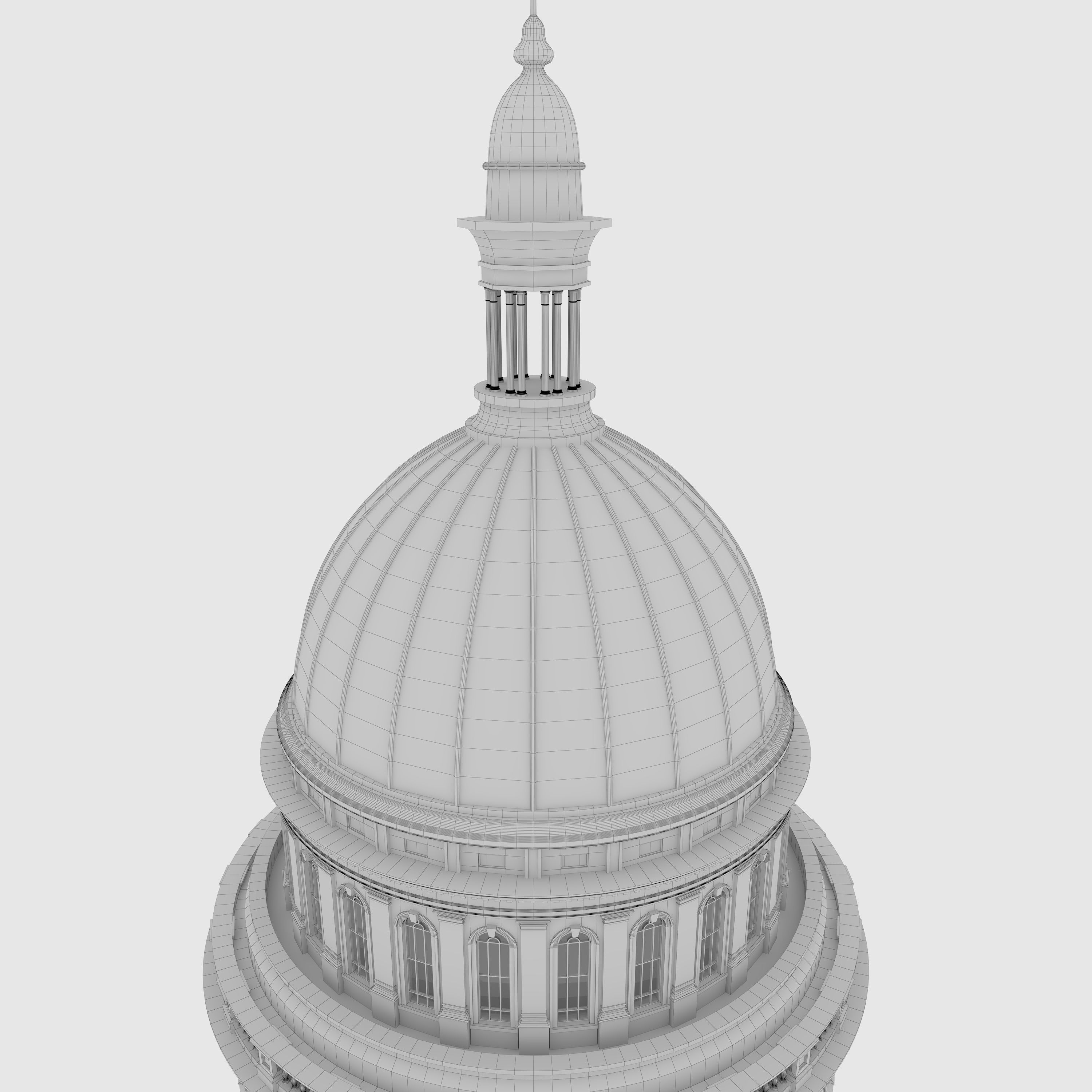Classic Dome 2 3D model_11
