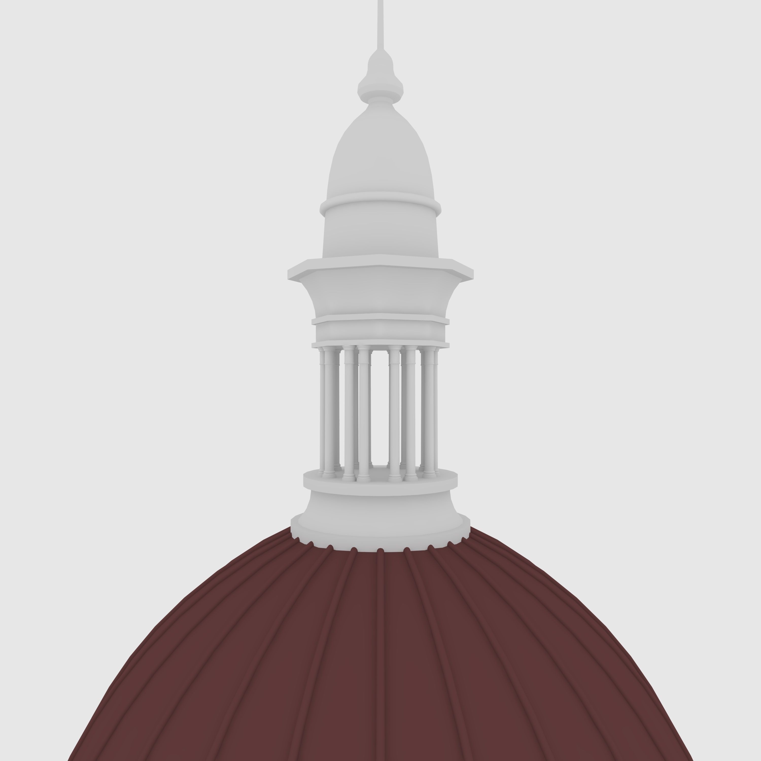 Classic Dome 2 3D model_12