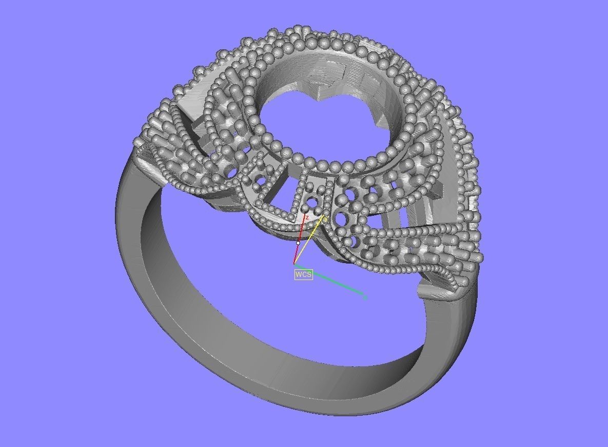 Beautiful Solitaire Ring 3D print model_12