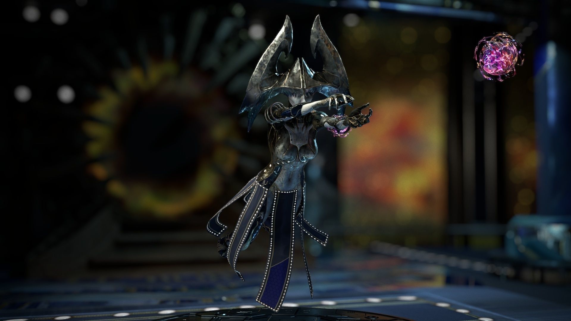 Biochemical Monster Woman 04 Low-poly 3D model_10