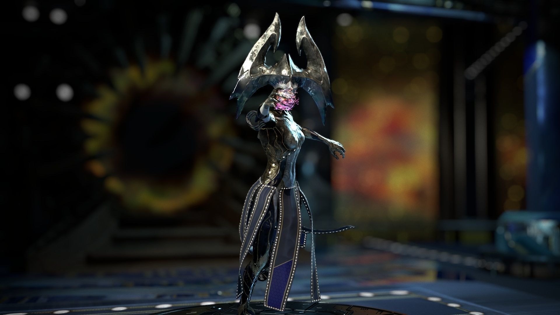 Biochemical Monster Woman 04 Low-poly 3D model_9