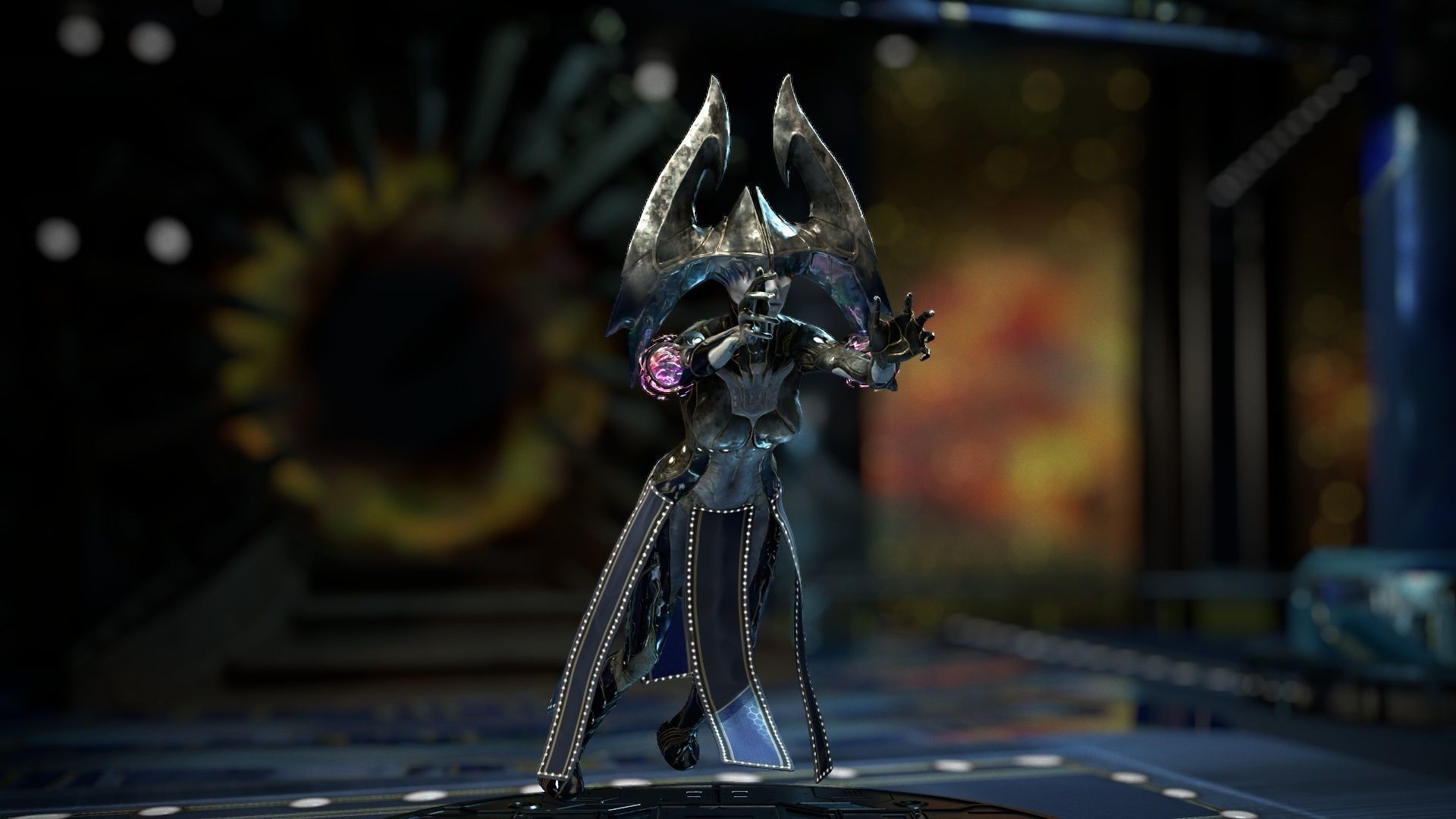 Biochemical Monster Woman 04 Low-poly 3D model_7