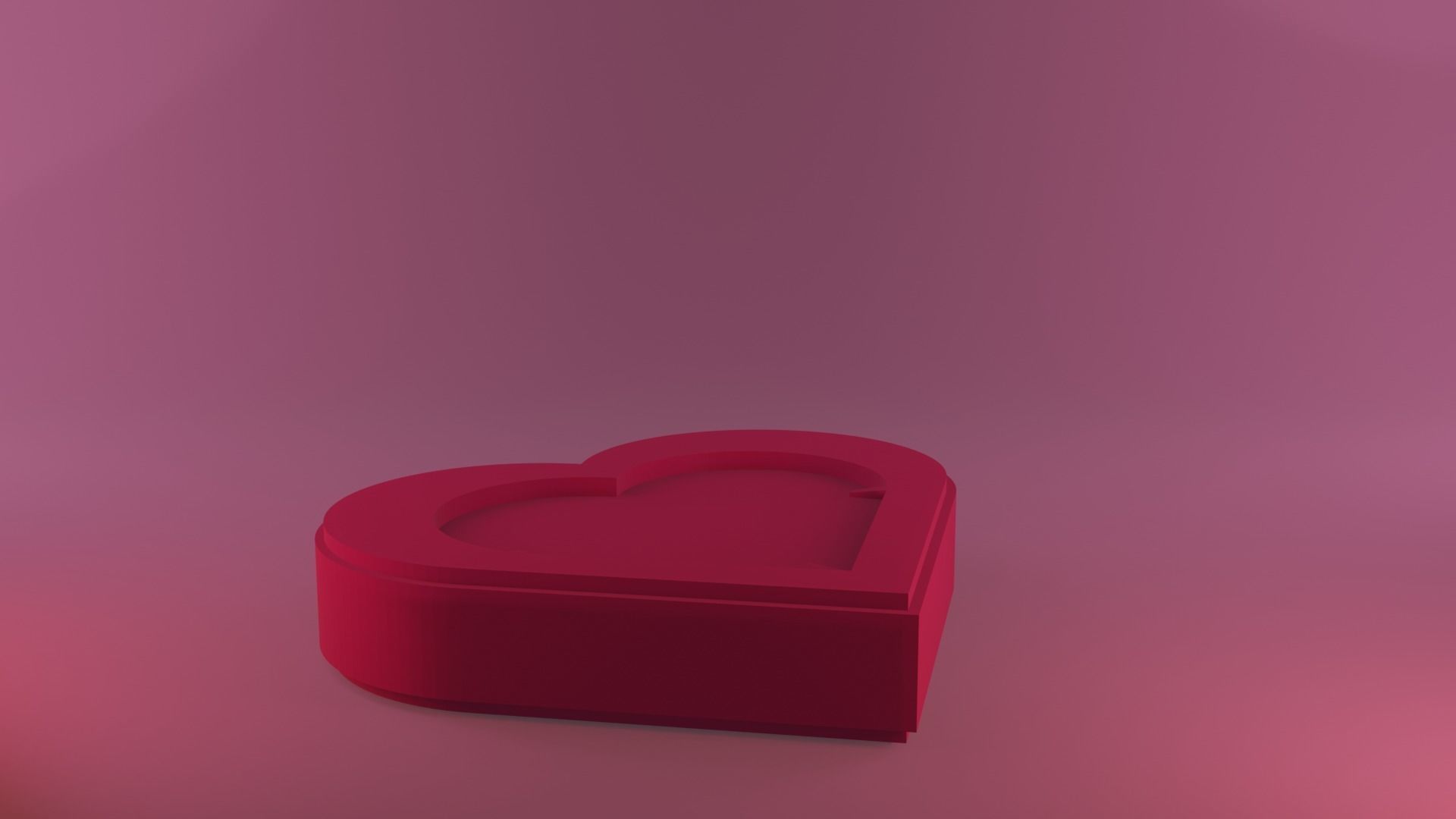 Heart box Free 3D print model_1