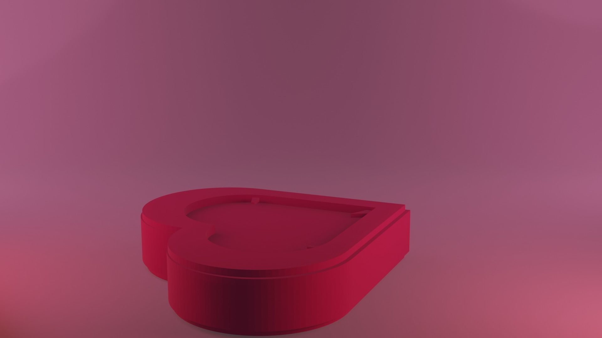 Heart box Free 3D print model_3
