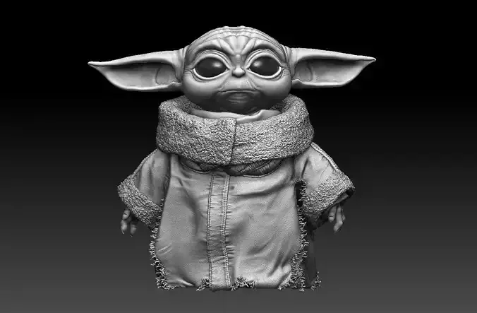 GROGU Baby Yoda  3D print model