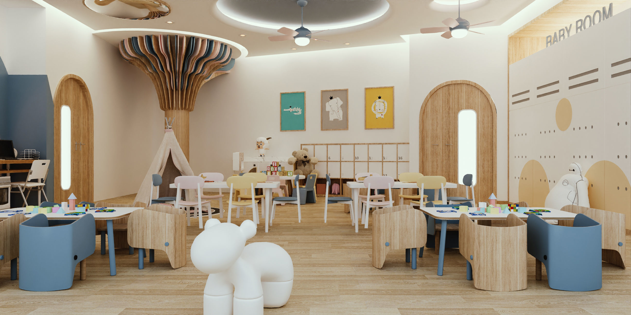 kindergarten 3D model_4