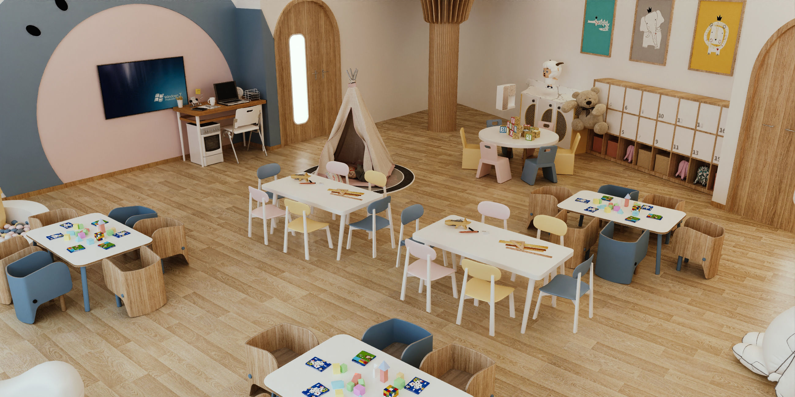 kindergarten 3D model_3
