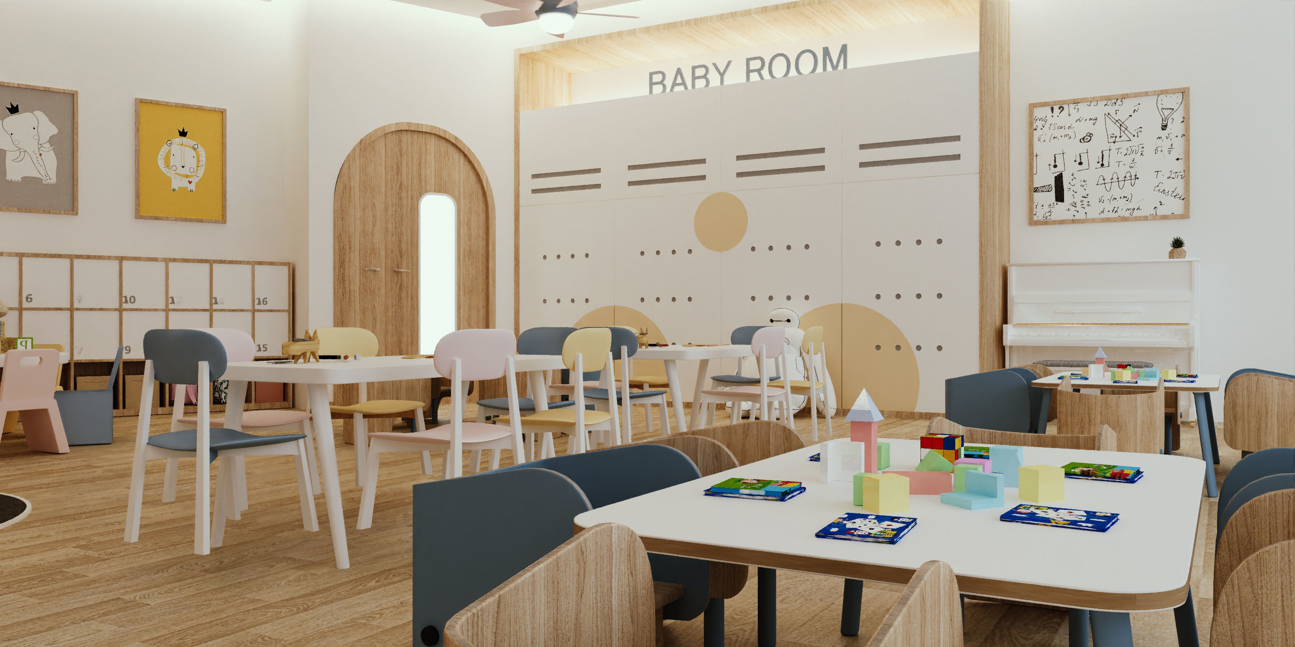 kindergarten 3D model_2
