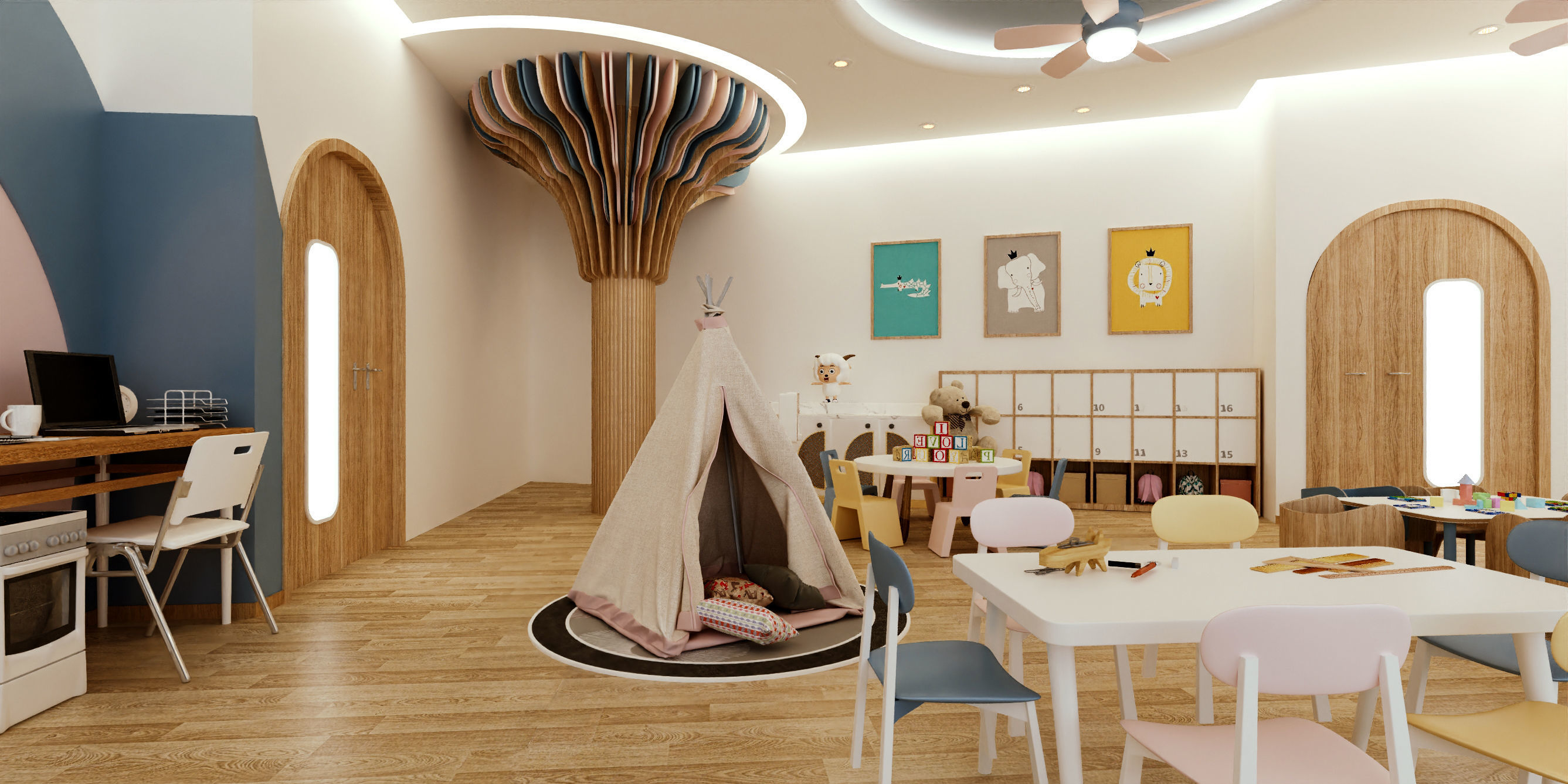 kindergarten 3D model_1