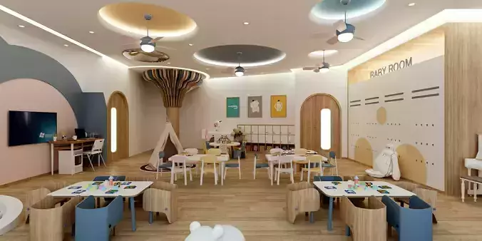 kindergarten 3D model
