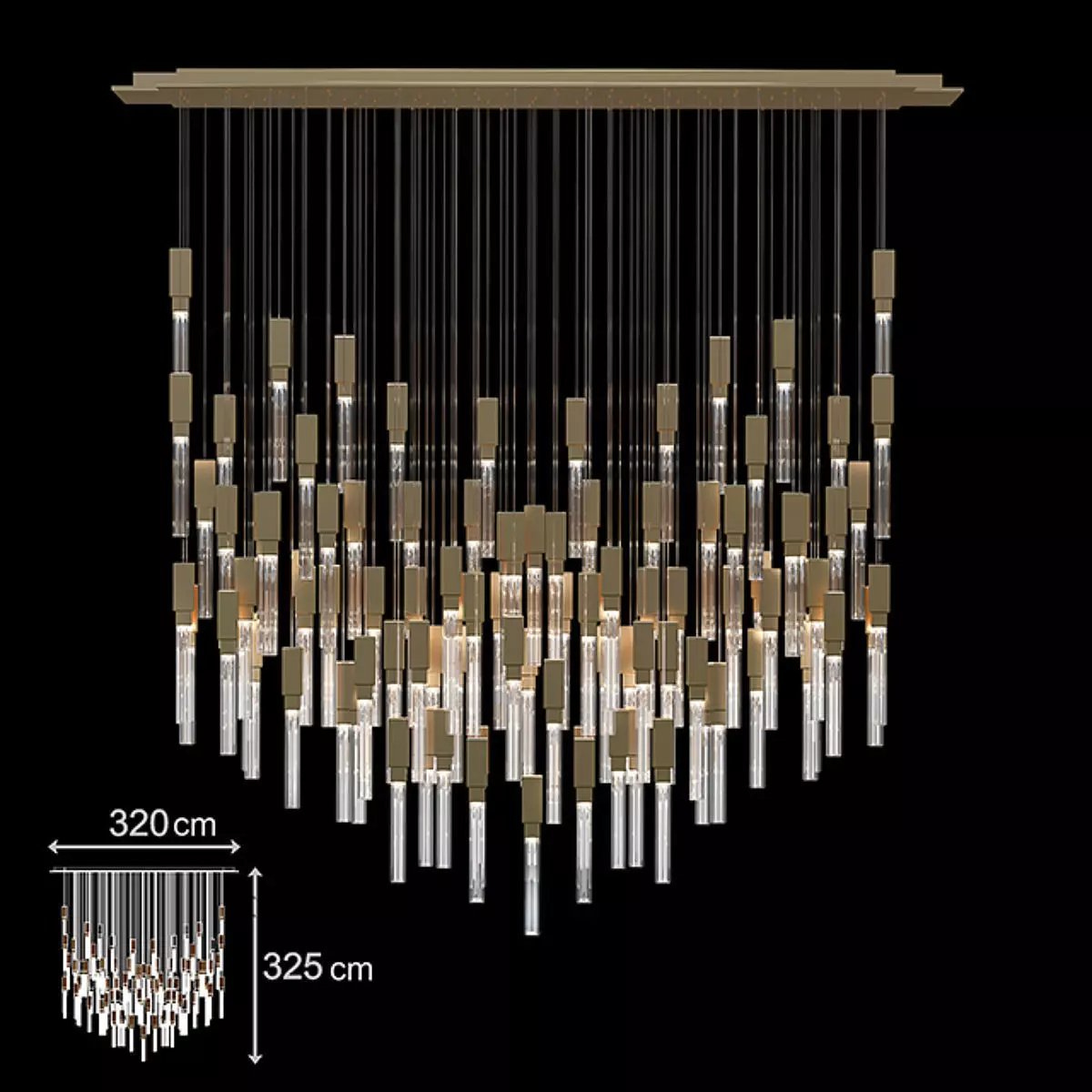 Large Chandelier Free 3D model