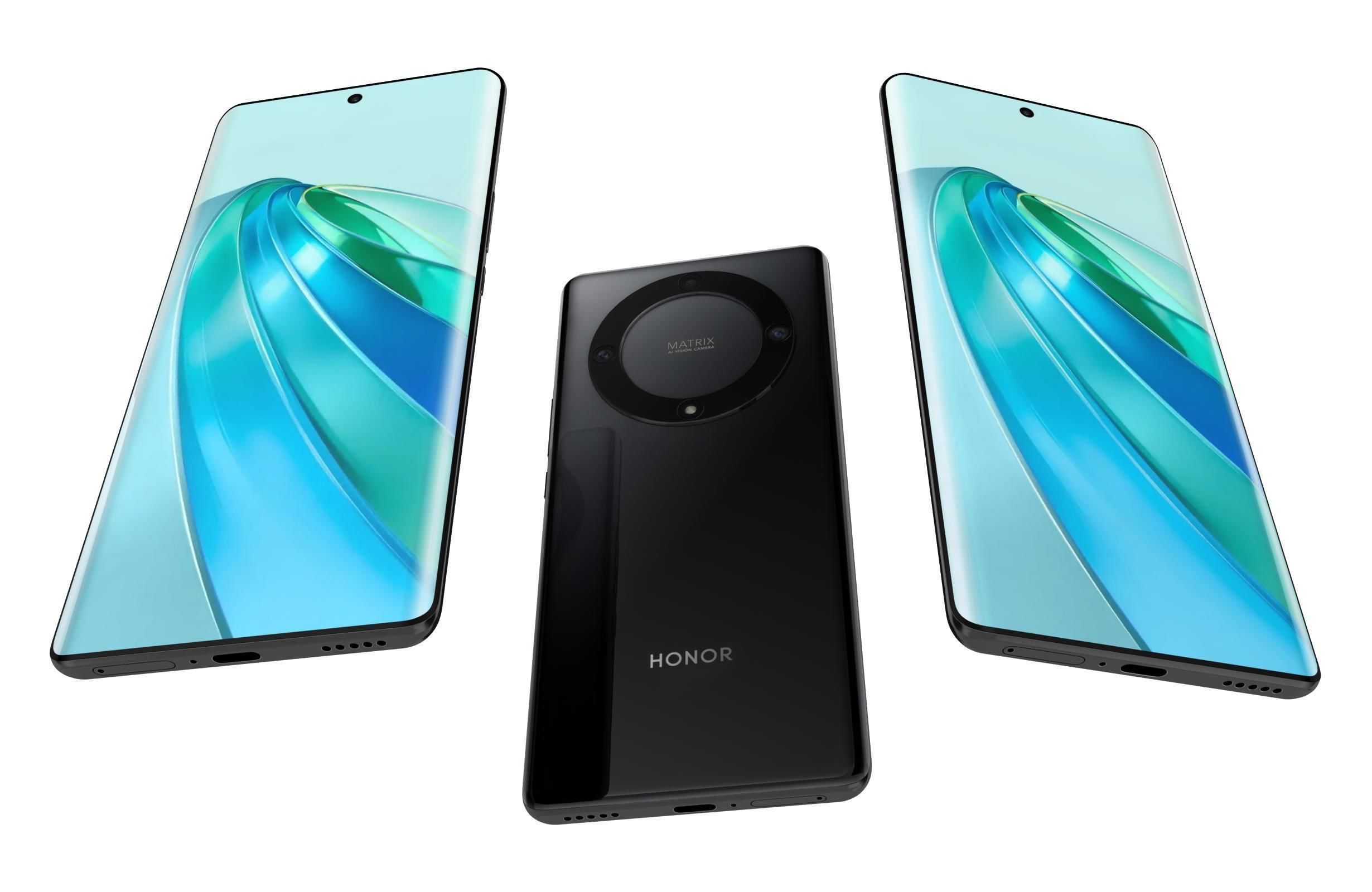Honor X9a Black 3D model_2