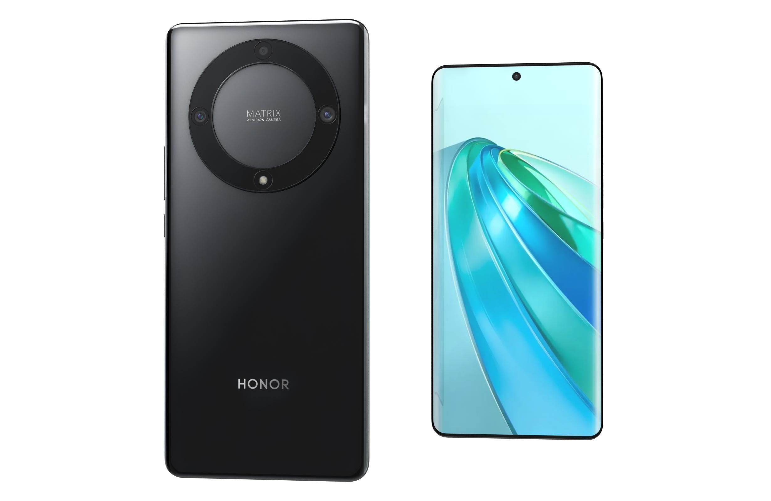 Honor X9a Black 3D model_7