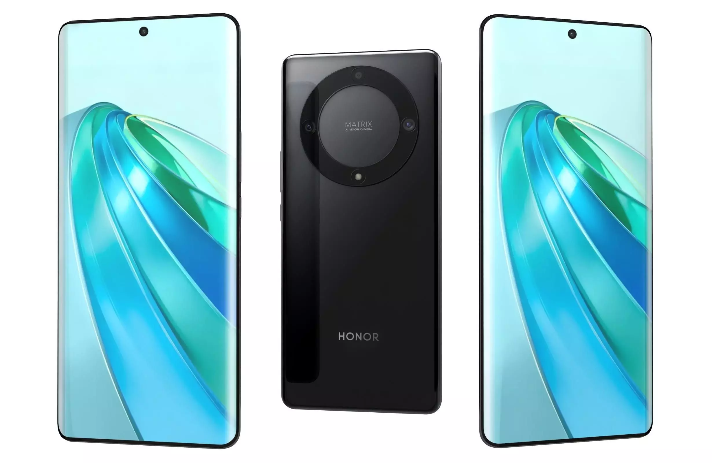 Honor X9a Black 3D model_0