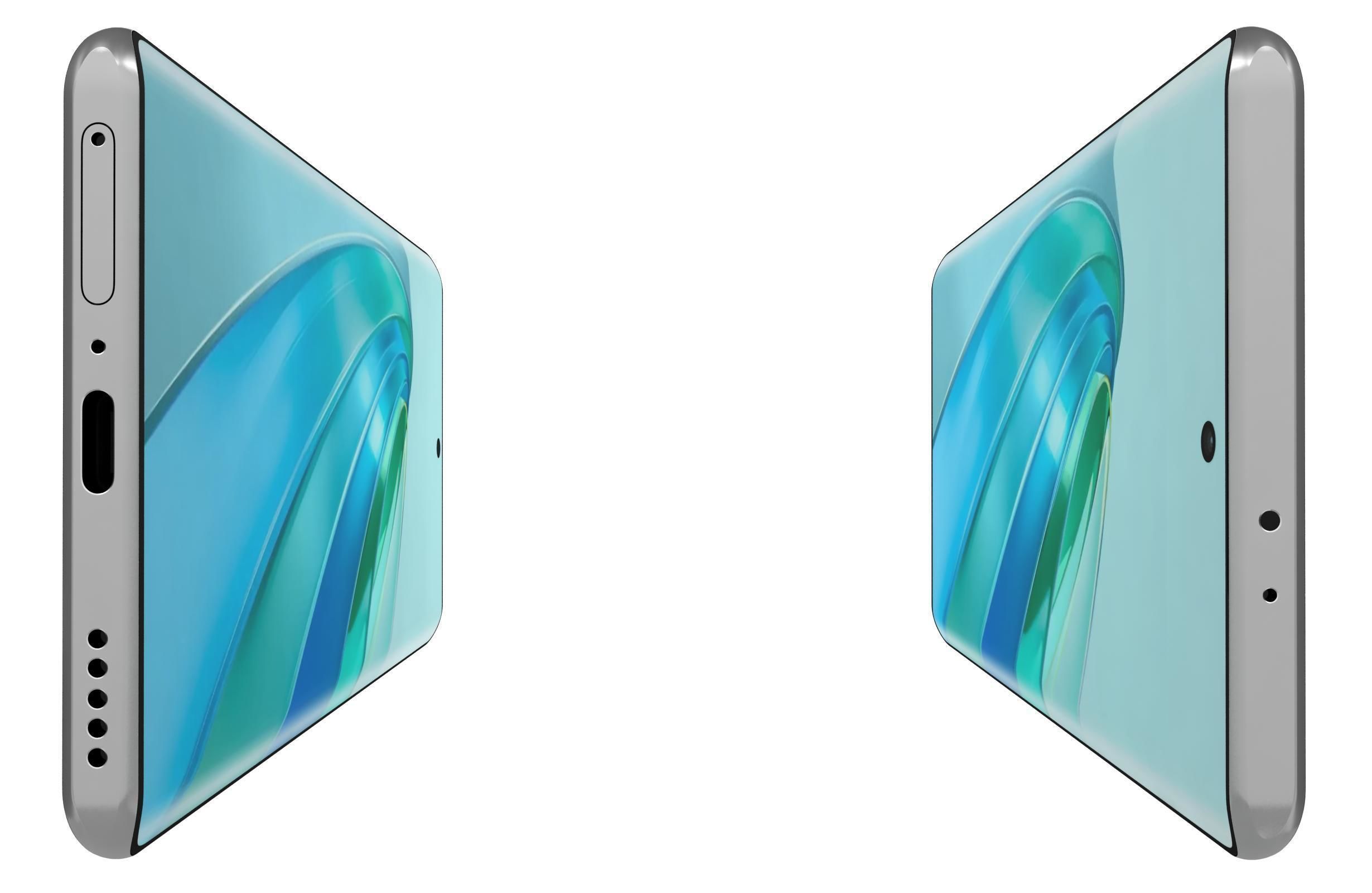 Honor X9a White 3D model_8