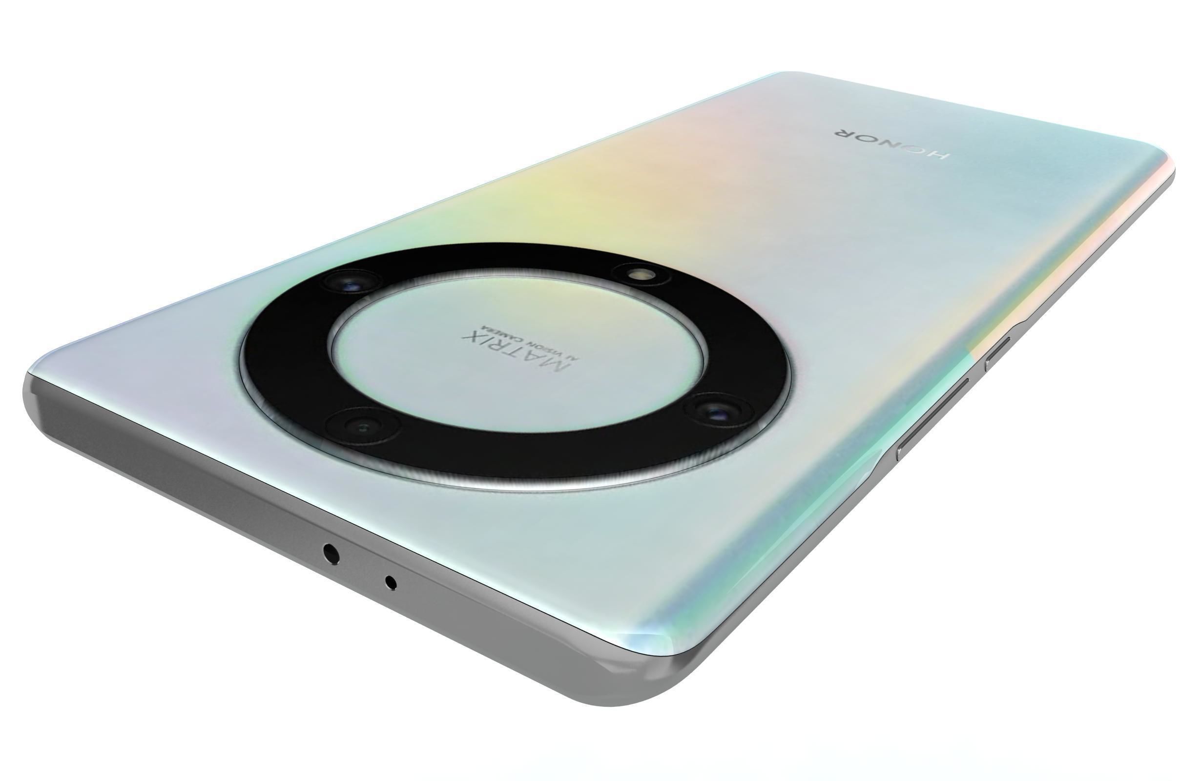 Honor X9a White 3D model_15