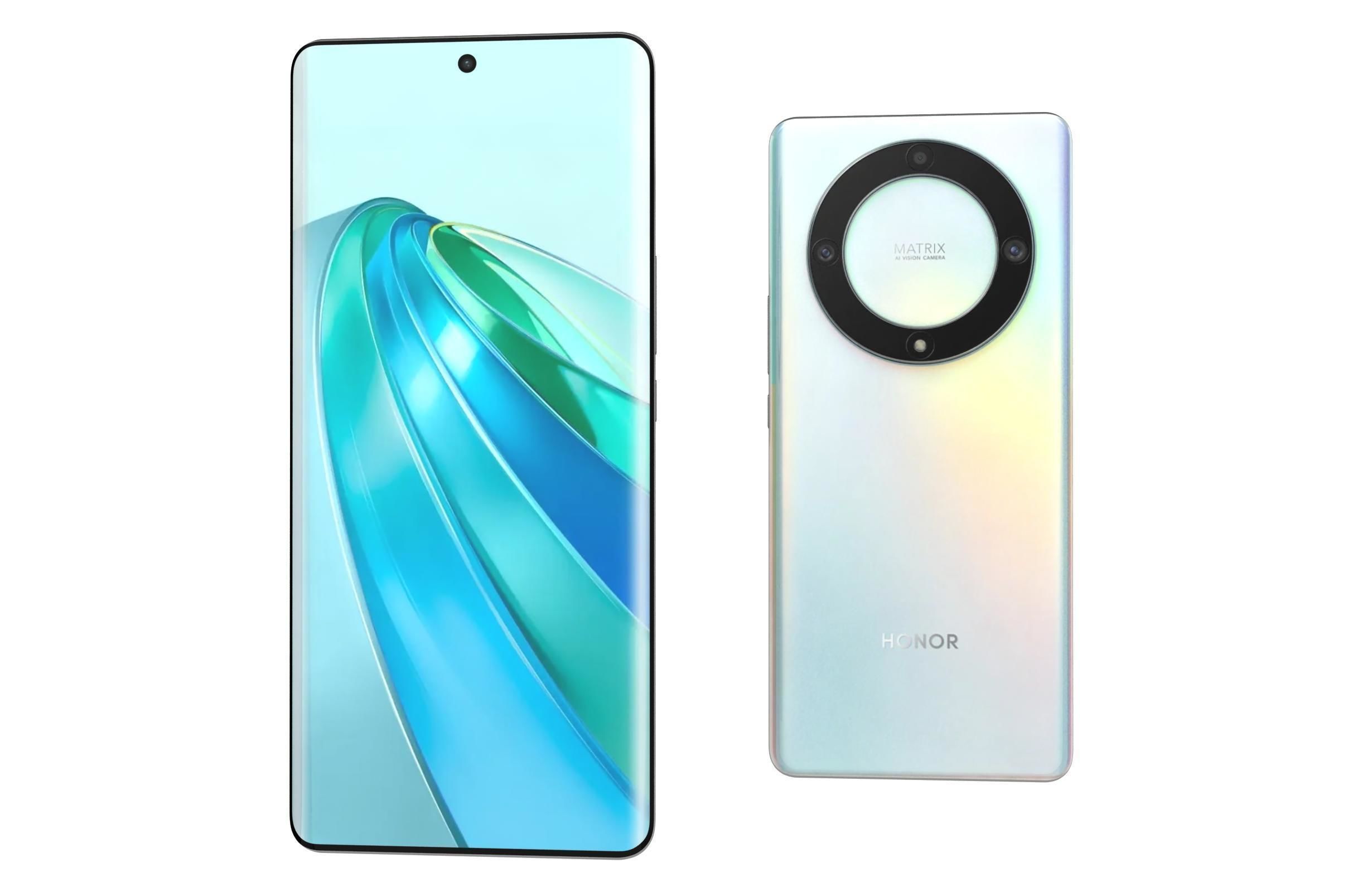 Honor X9a White 3D model_6