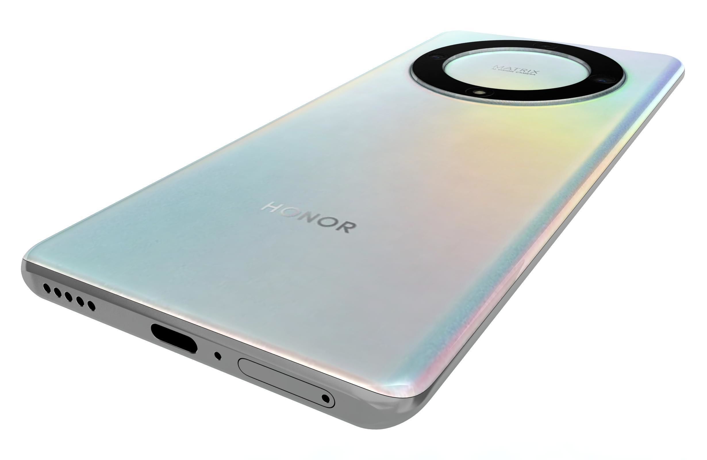 Honor X9a White 3D model_14