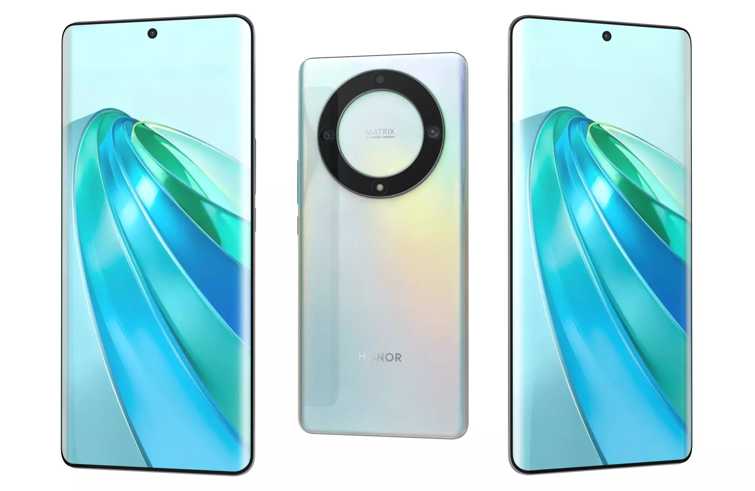 Honor X9a White 3D model_0