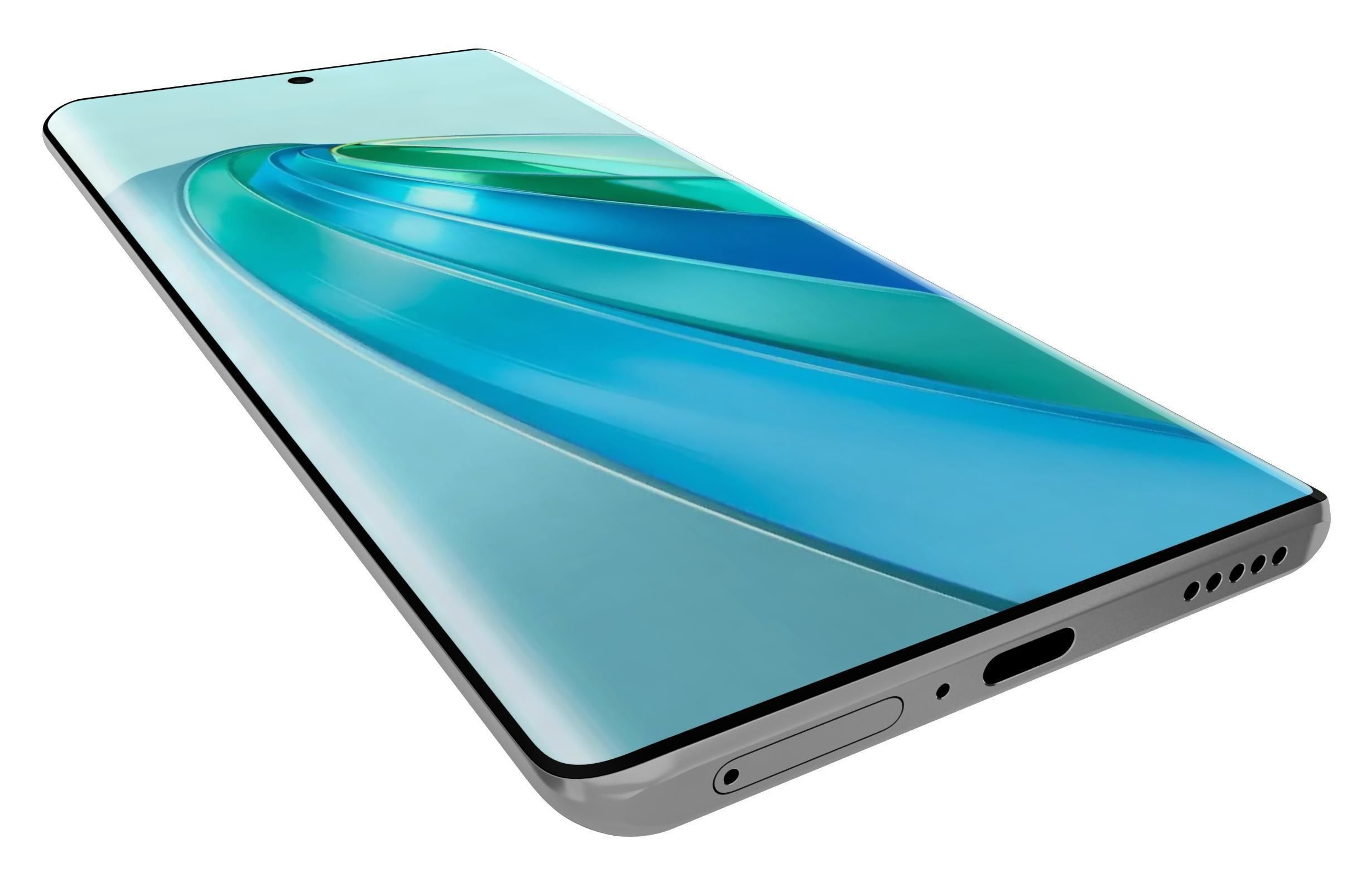 Honor X9a White 3D model_12