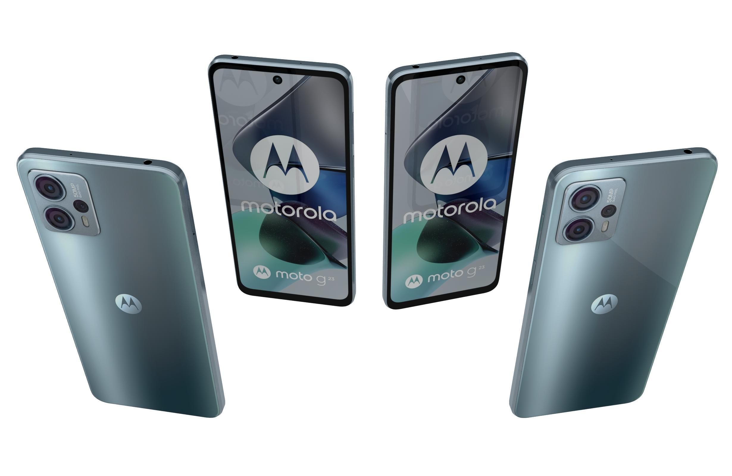 Motorola Moto G23 Blue 3D model_4