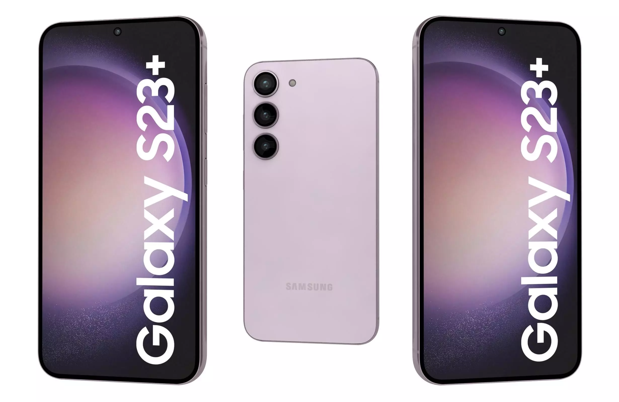 Samsung Galaxy S23 Plus Pink 3D model