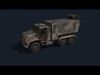 Cargo Truck Low-poly 3D model_1