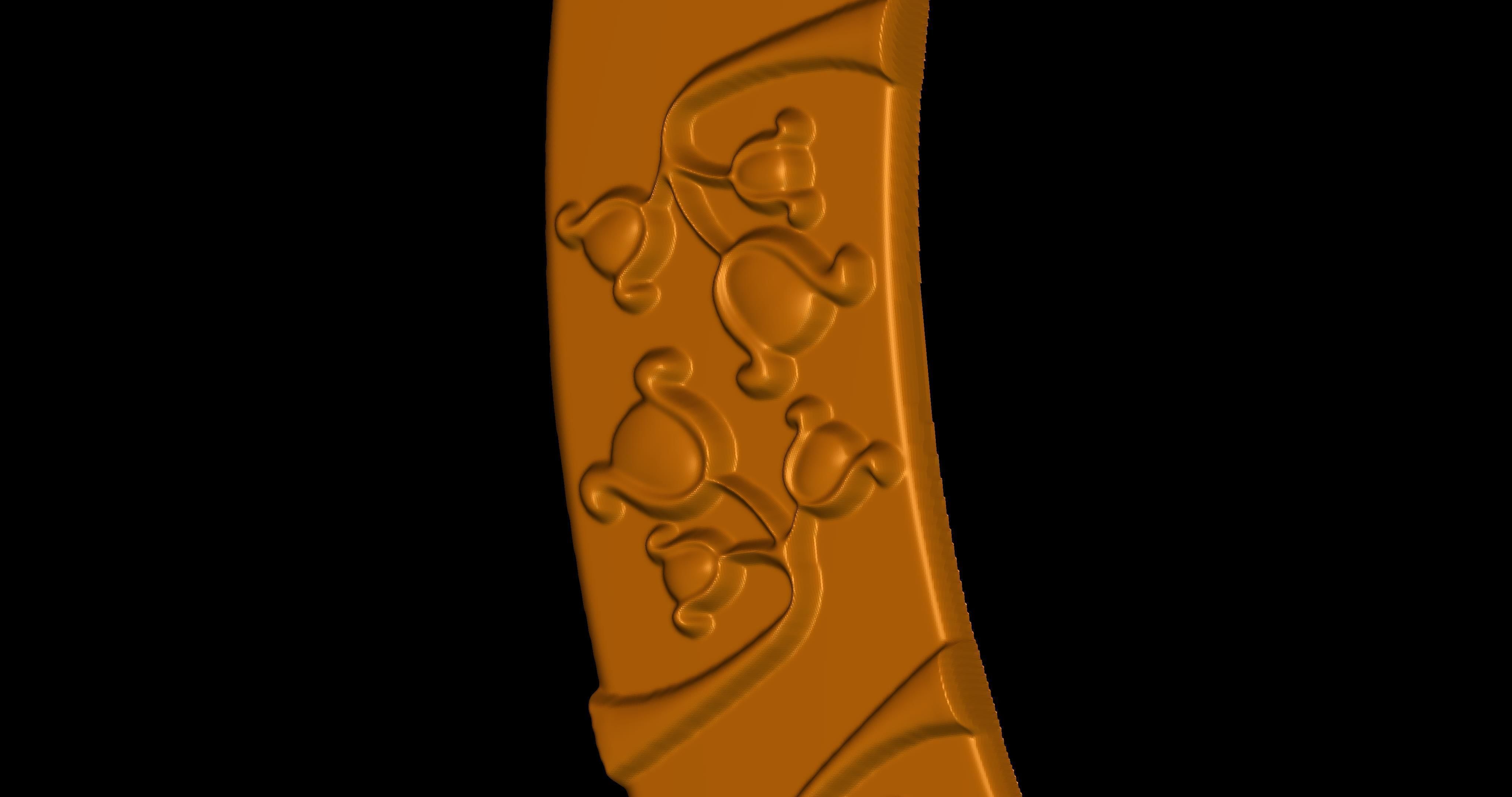 FRAMES mirror with ornate design 3D Model Collection_12