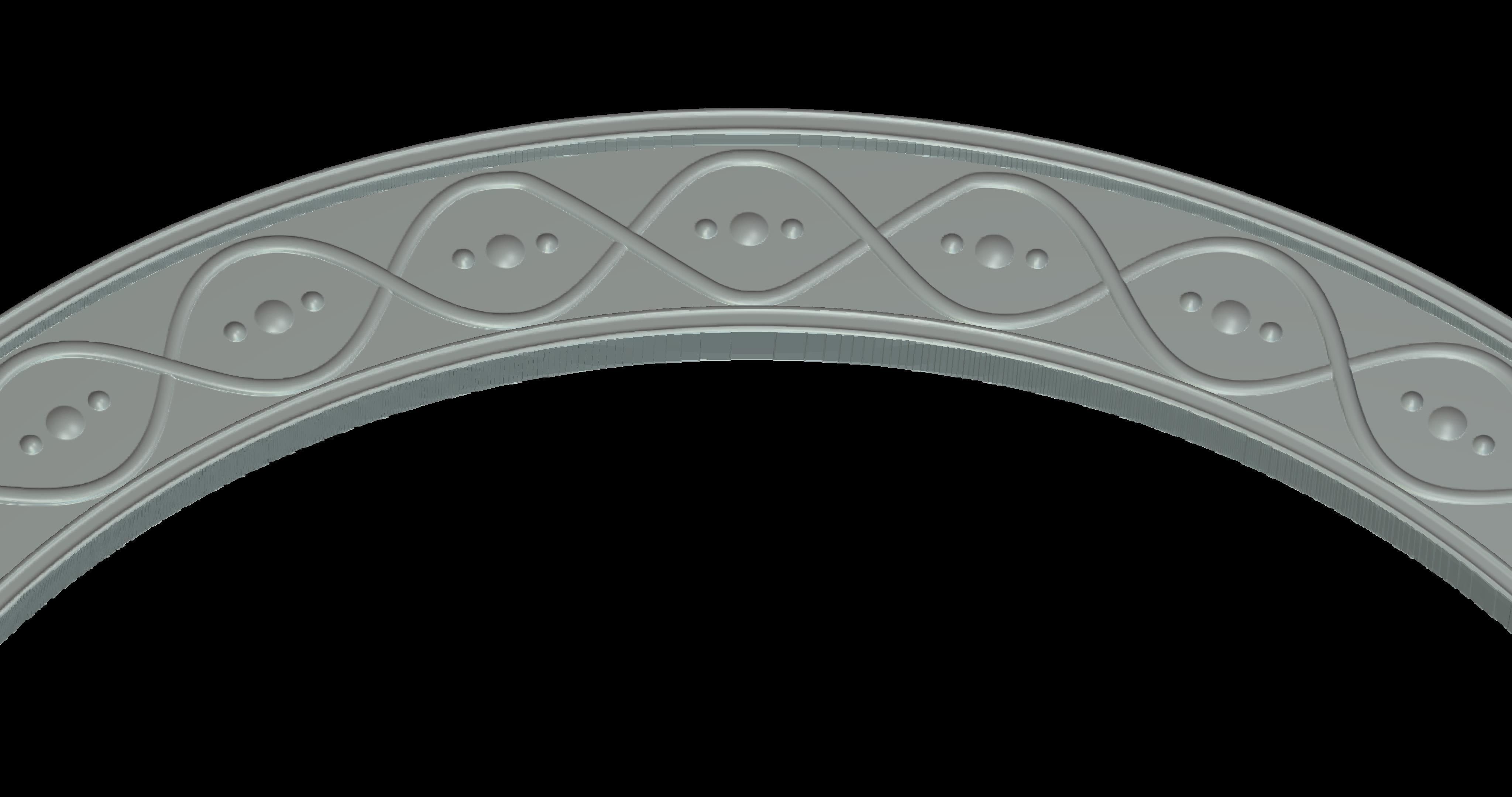 FRAMES mirror with ornate design 3D Model Collection_8